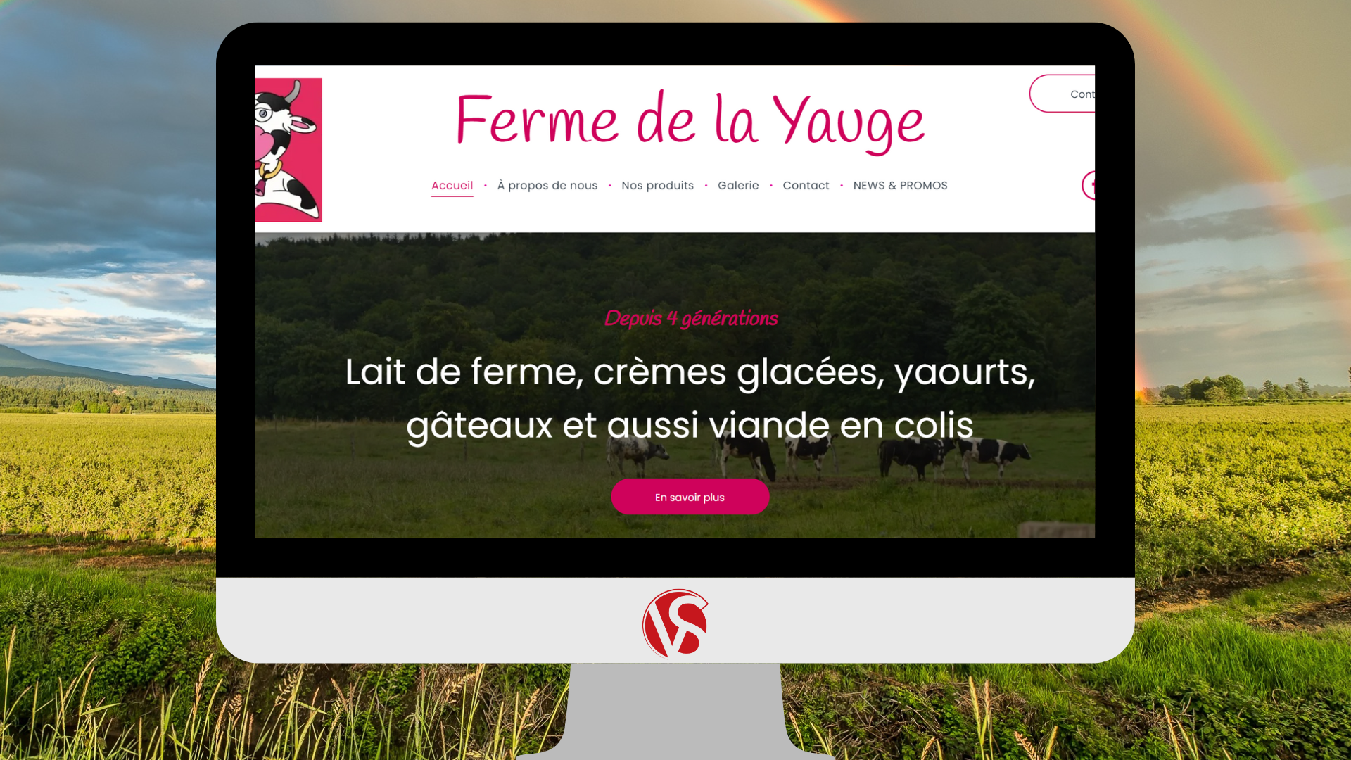 Ferme de la yauge - nouveau site internet