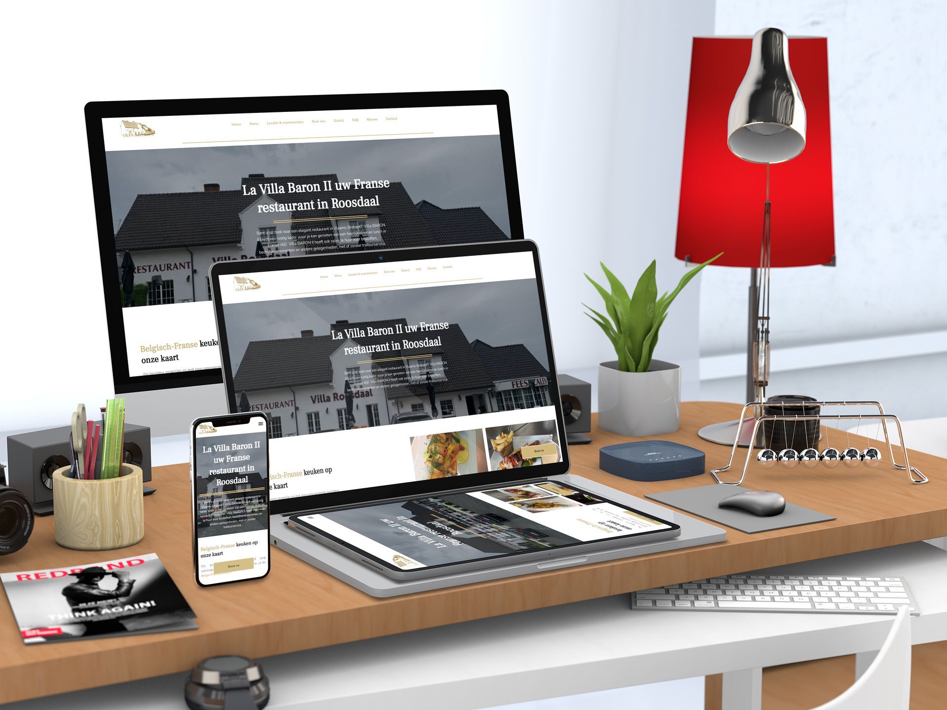 Versus communication - agence de communication digitale - Projet site internet Villabaron