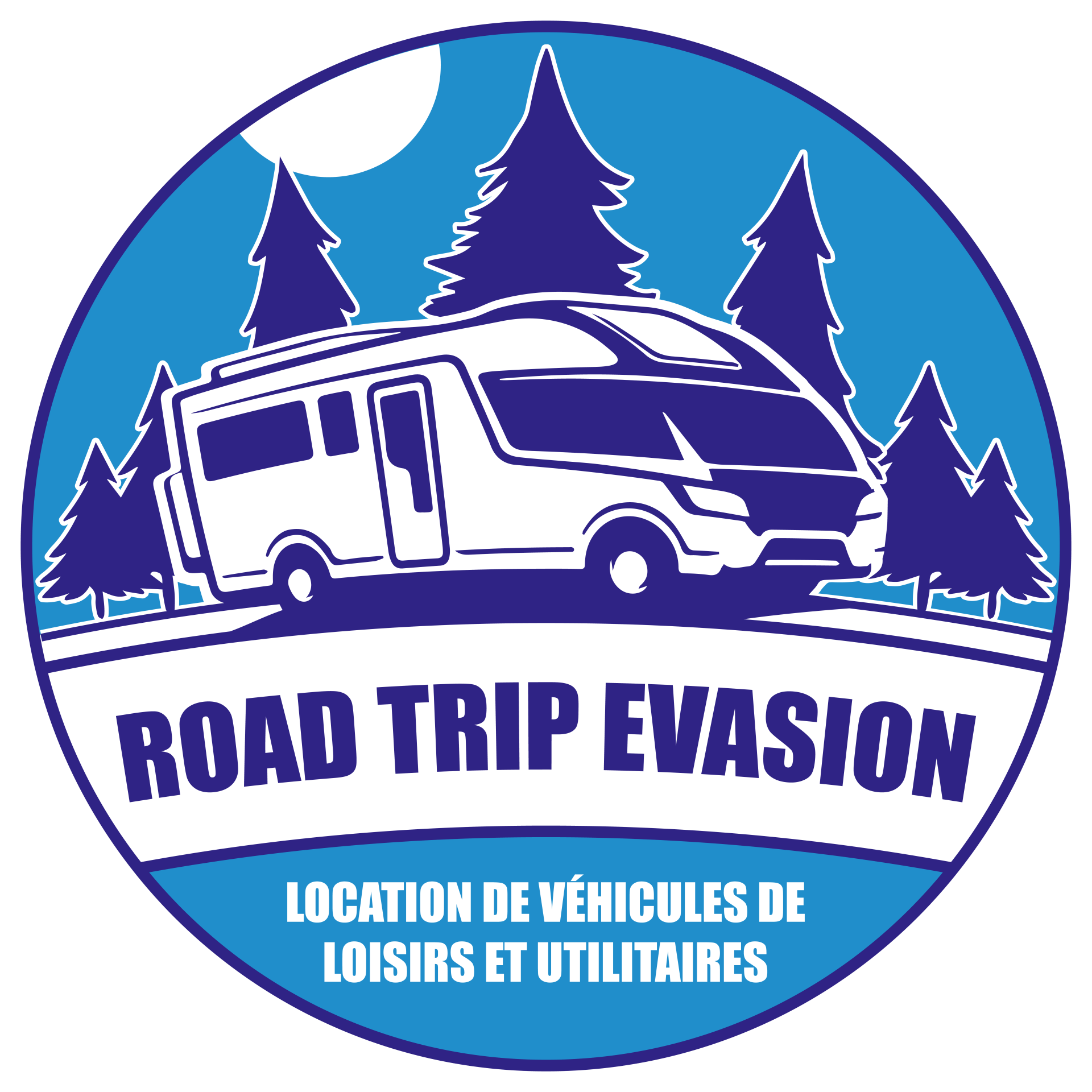 Logo road trip evasion