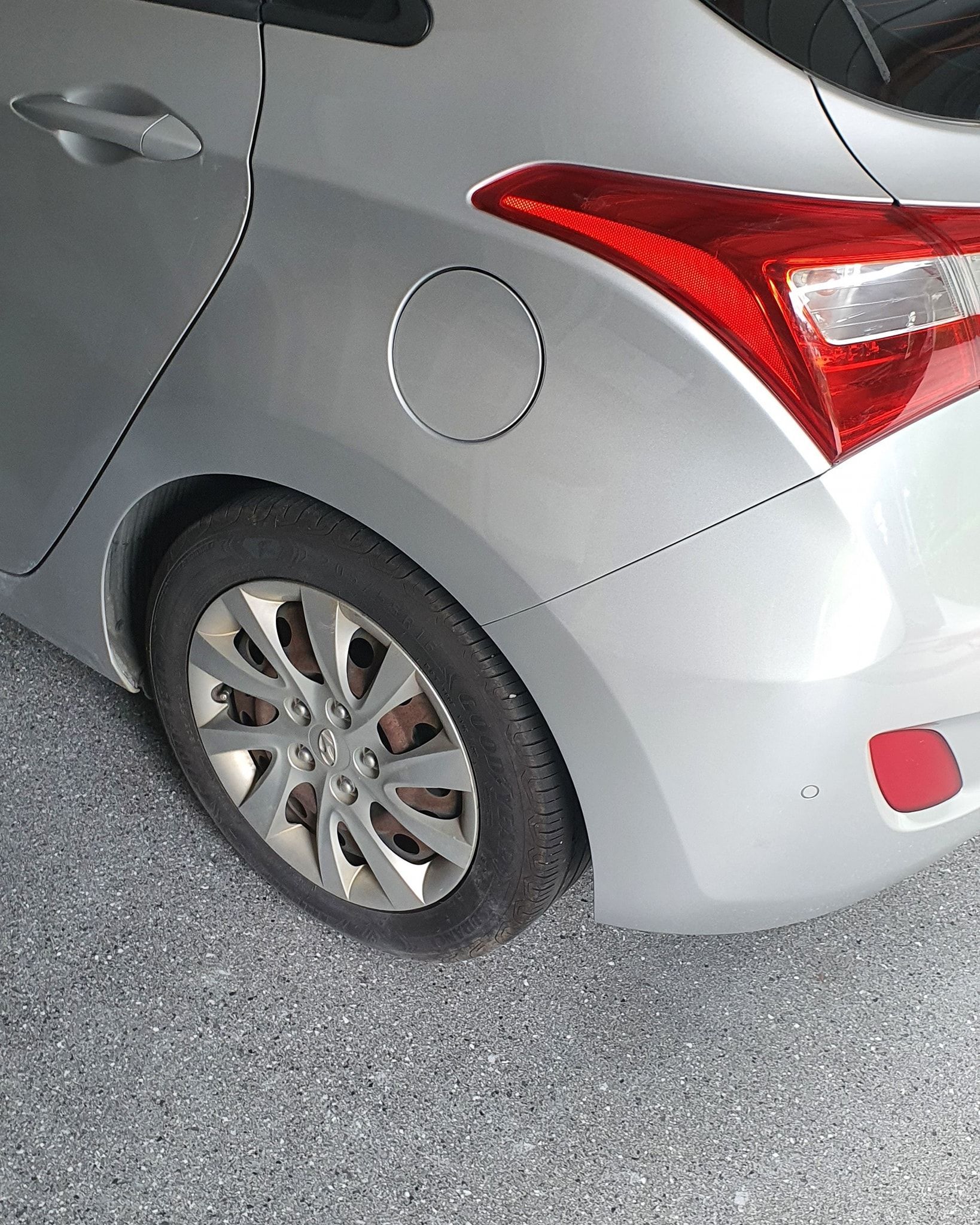back repaired rear