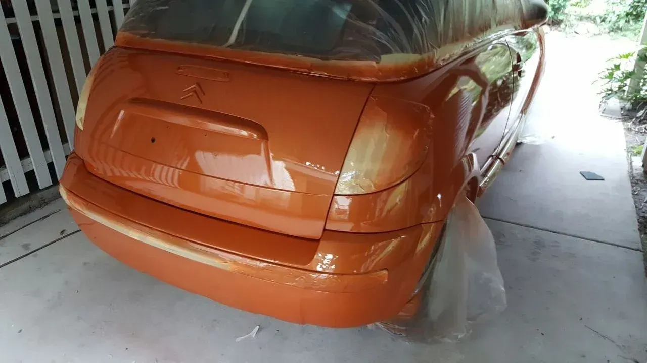 orange car repair