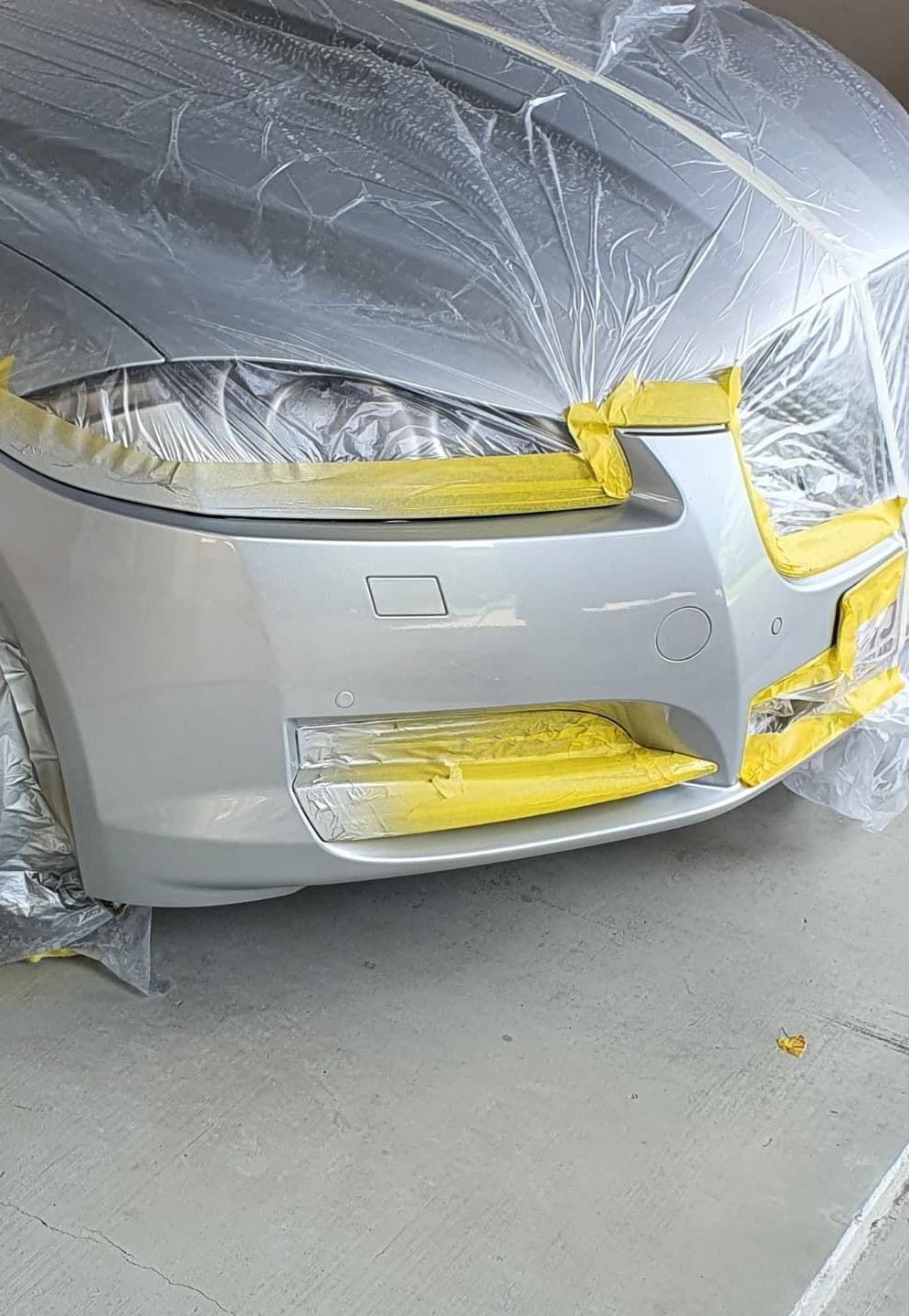 back left side of car