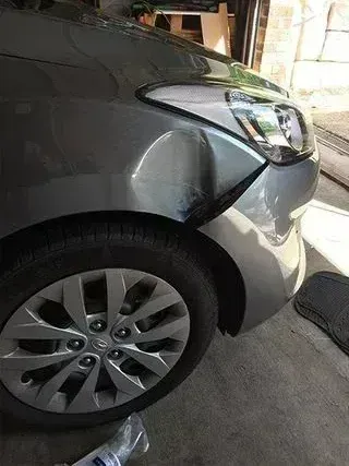 car back left wheel