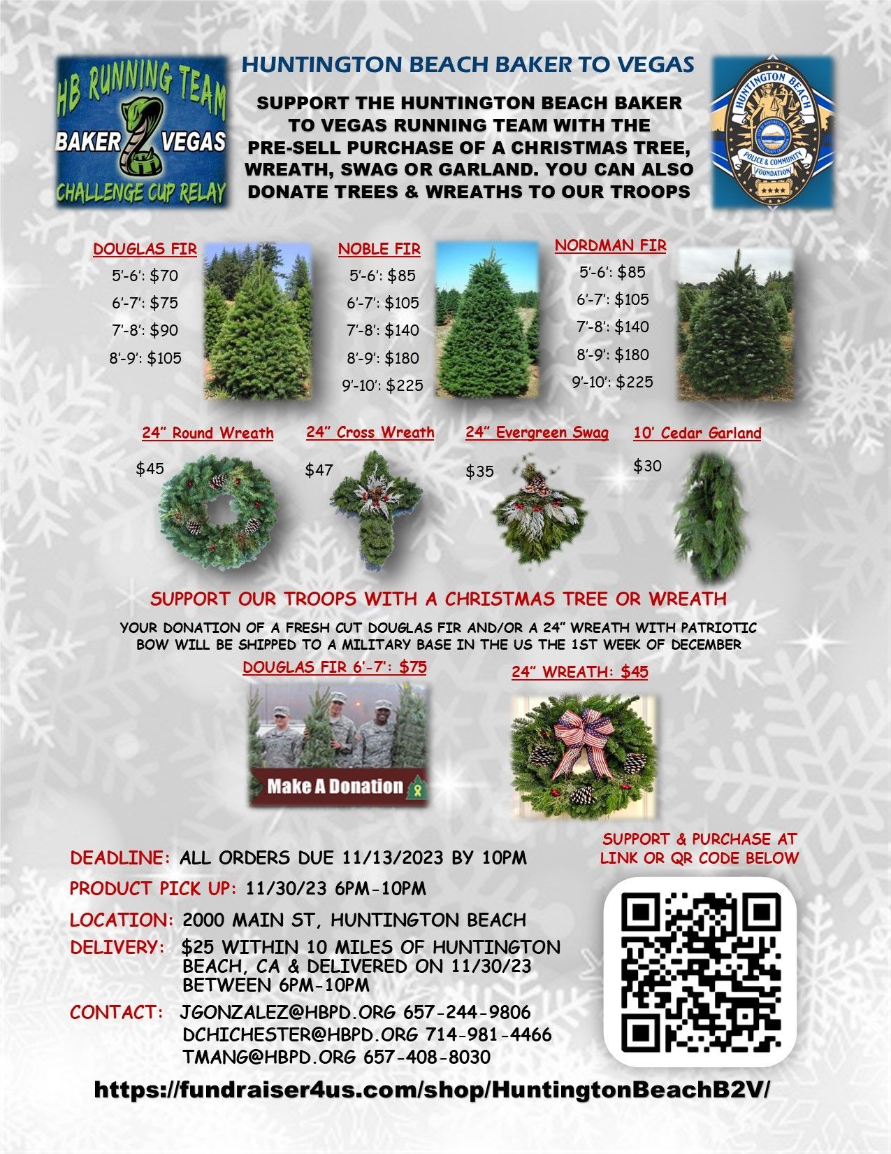 Baker to Vegas Christmas Tree fundraiser