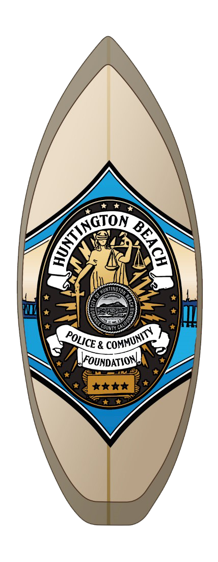 Visit our Legacy Site Surfboard featuring a blue and black emblem with