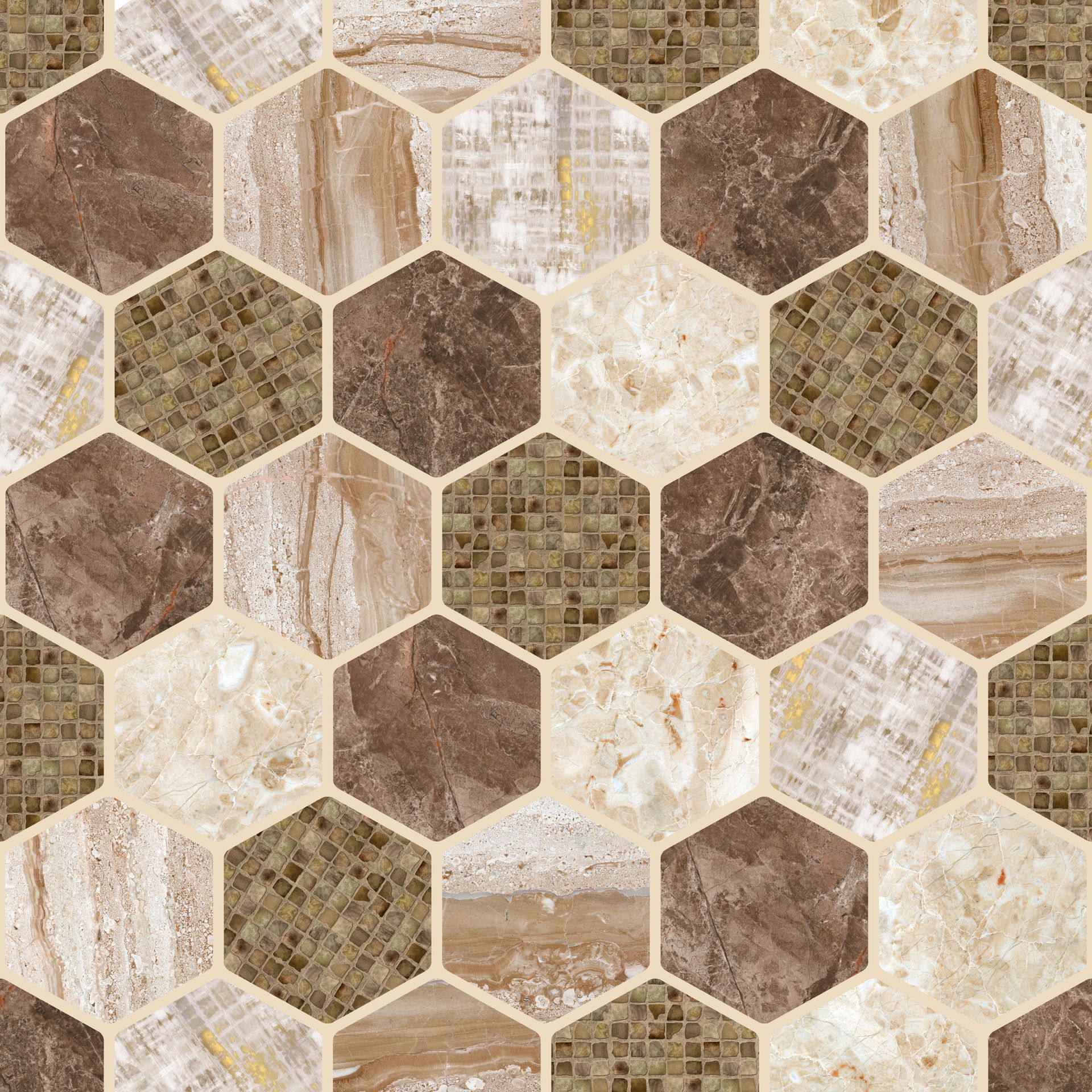 Quarzo Silestone mosaico in marmo