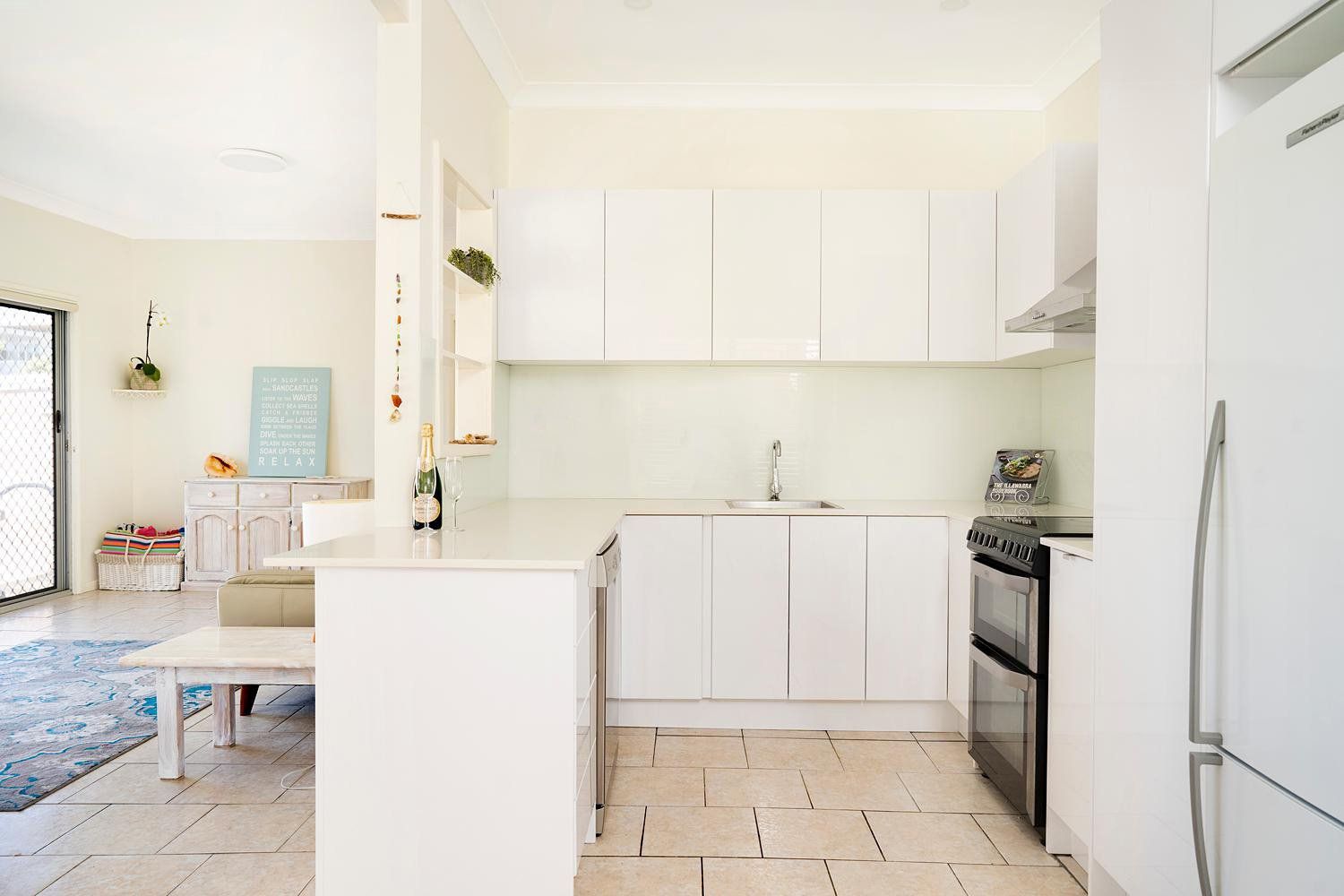 Clean Living Room — Thirroul Beach Accommodation  In Woonona, NSW