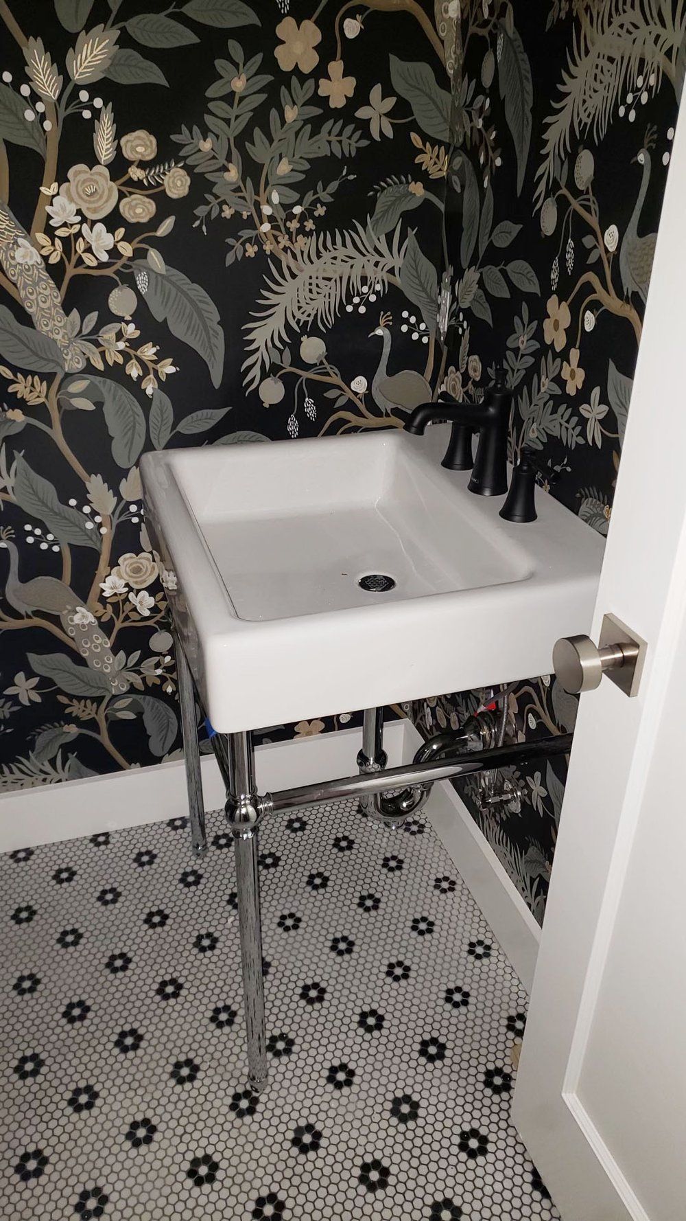Statement powder room