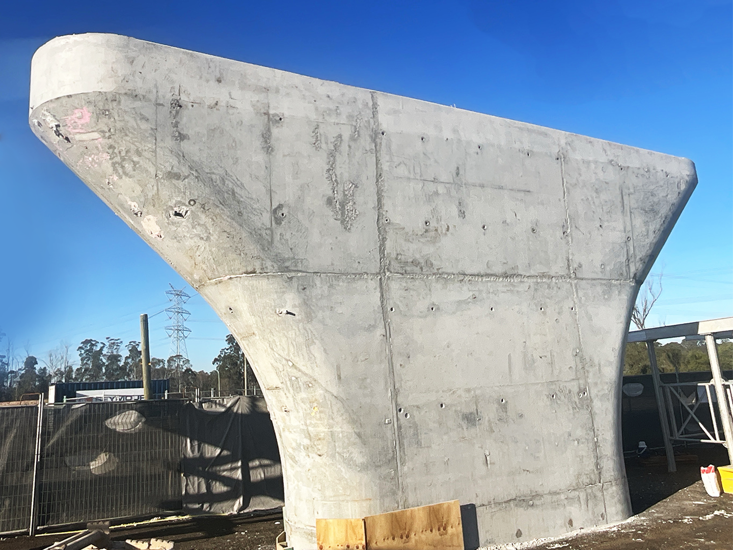 before concrete restoration