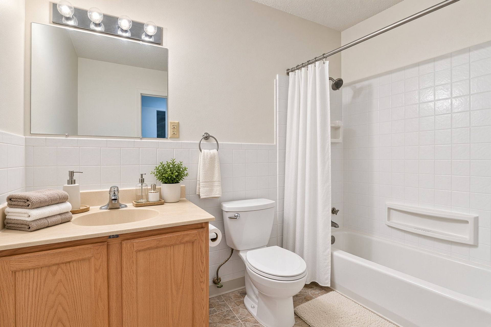 Bathroom in a The Groves apartment