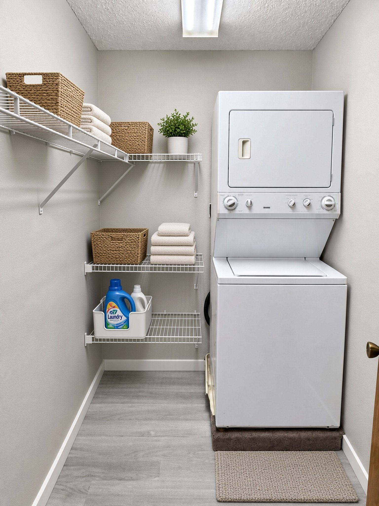 In-unit laundry area at The Groves apartments