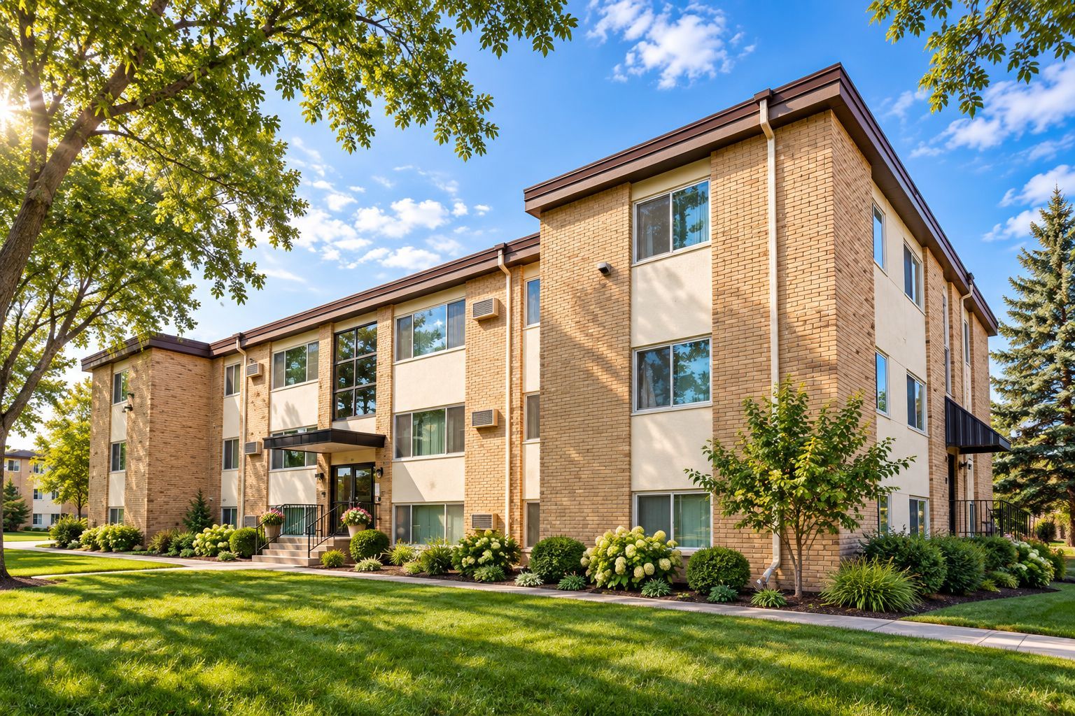 Granite City apartment building in Brooklyn Center, Minnesota