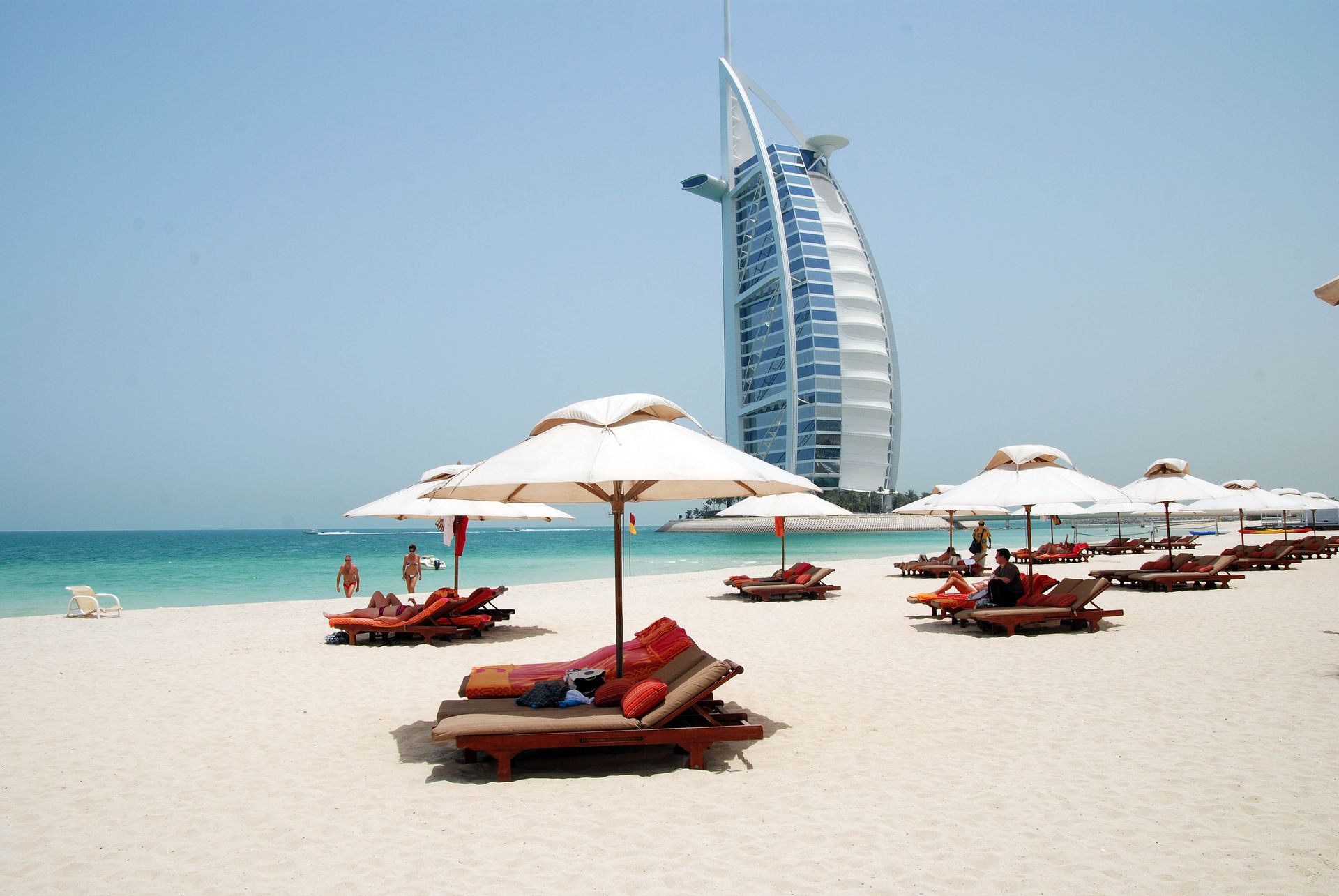 Jumeirah beach in Dubai