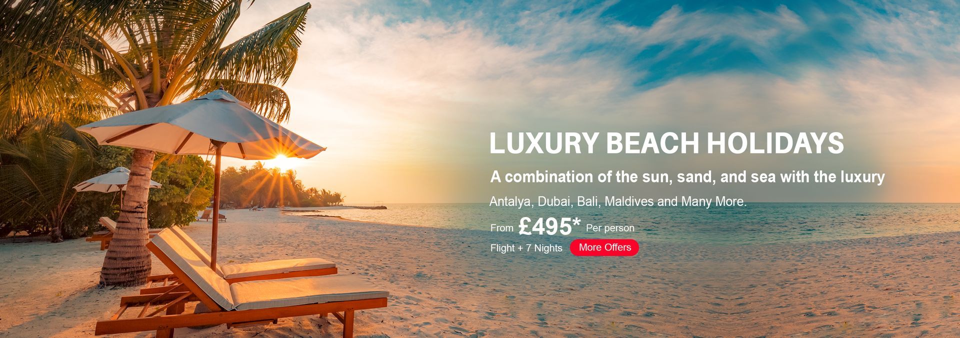 Luxury beach holidays