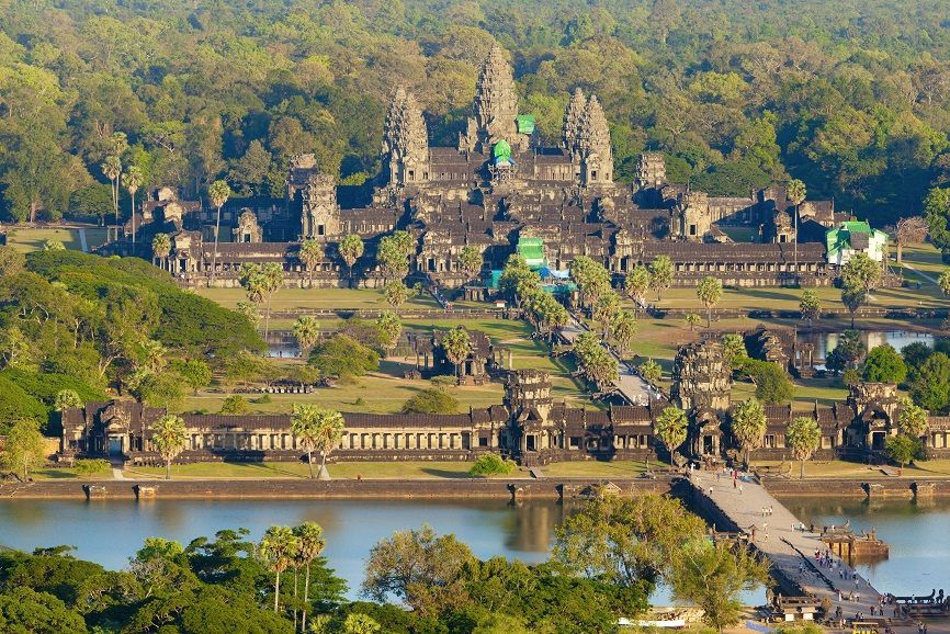 Angkor Wat, a hindu temple in Siem Reap, Cambodia.