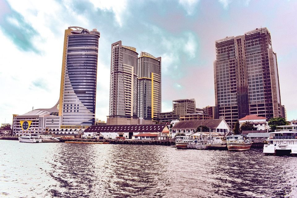 Dar Es Salaam Skyline in Tanzania.