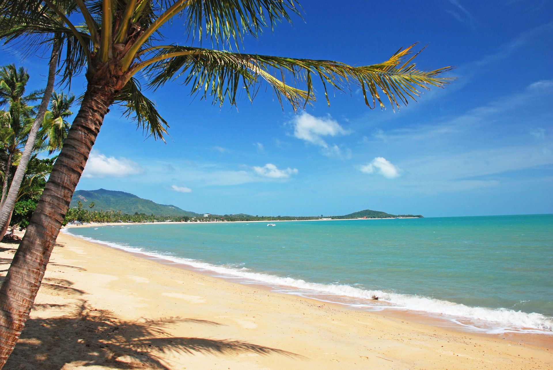 Maenam Beach in Koh Samui, Thailand.