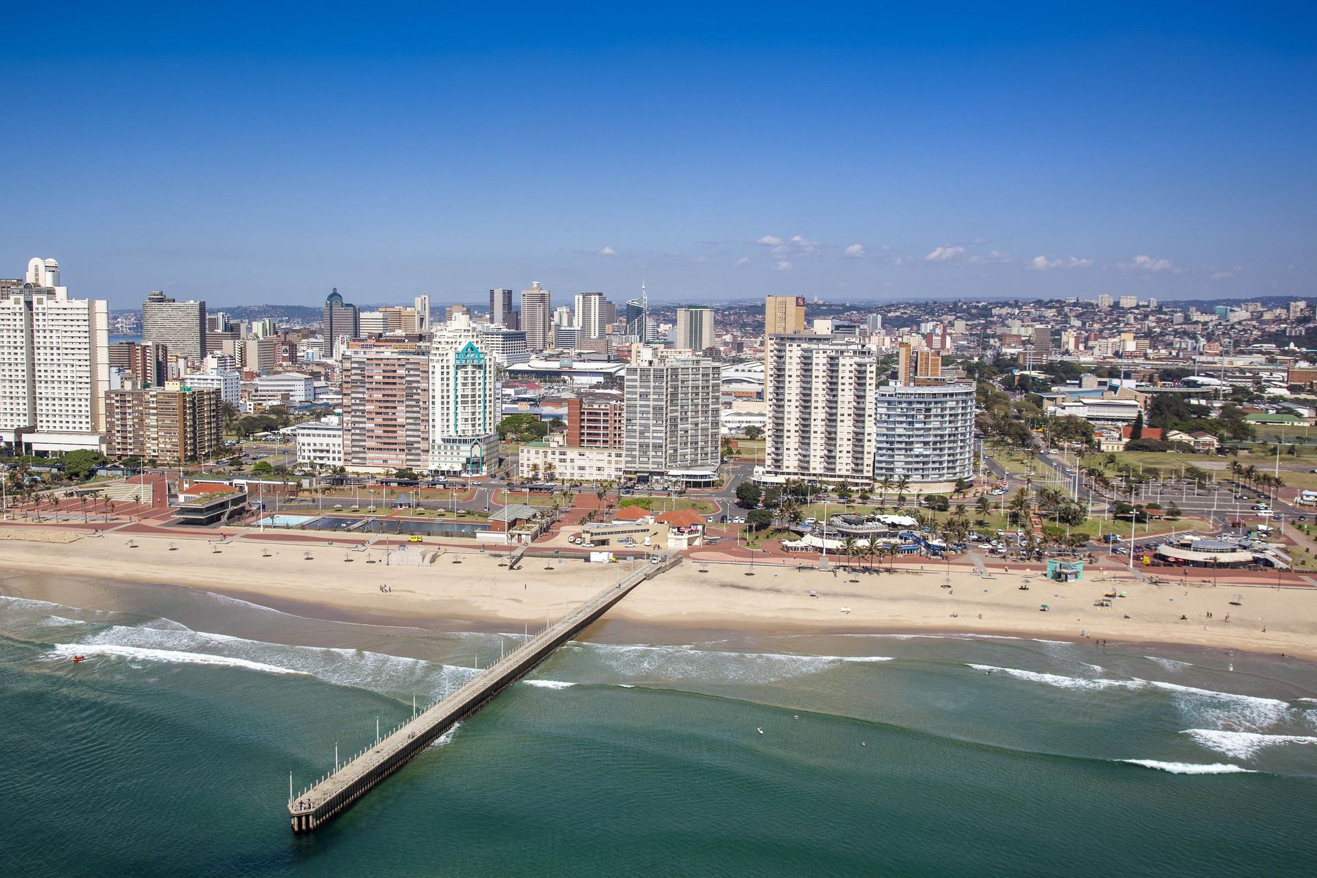 Golden Mile Durban, a tourist attraction in South Africa.