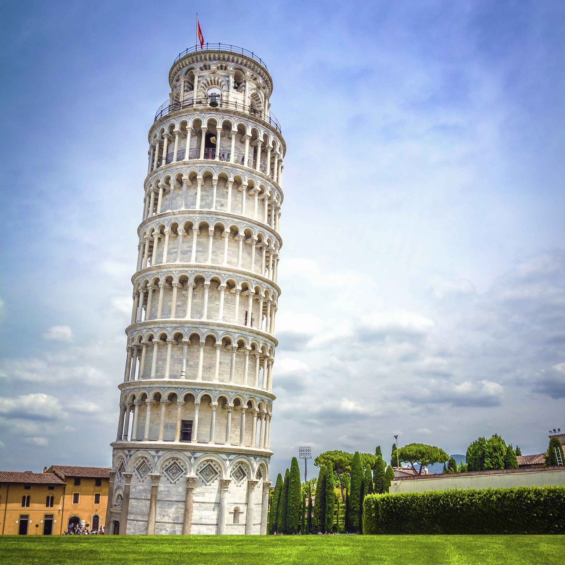 Leaning Tower of Pisa in Italy.