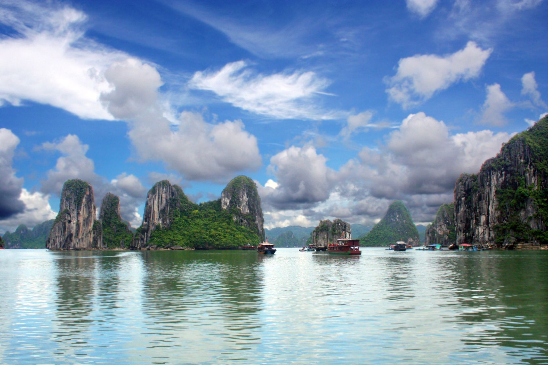 Hạ Long Bay in Vietnam.