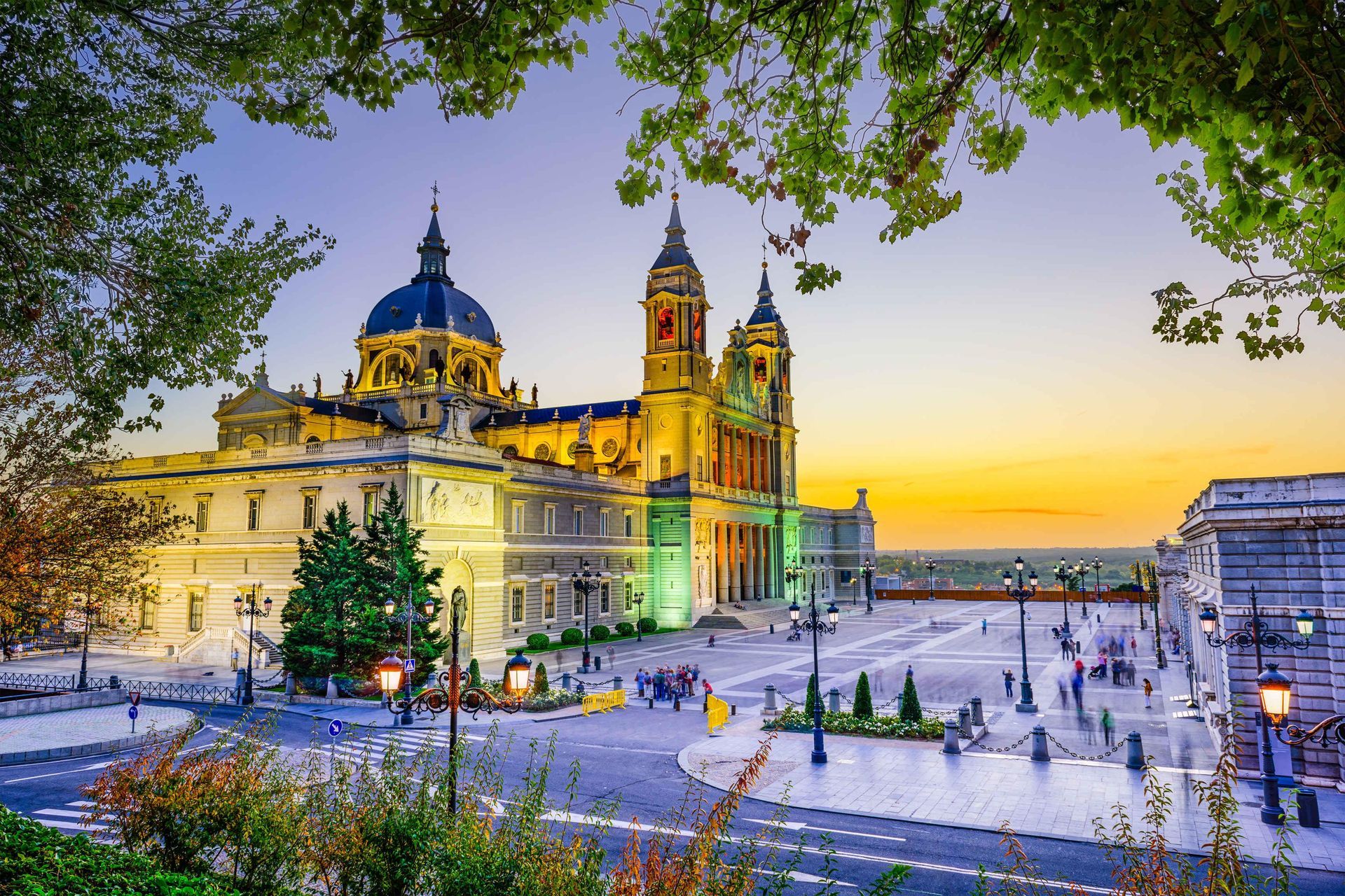 Catedral de la Almudena, a cathedral in Madrid, Spain.