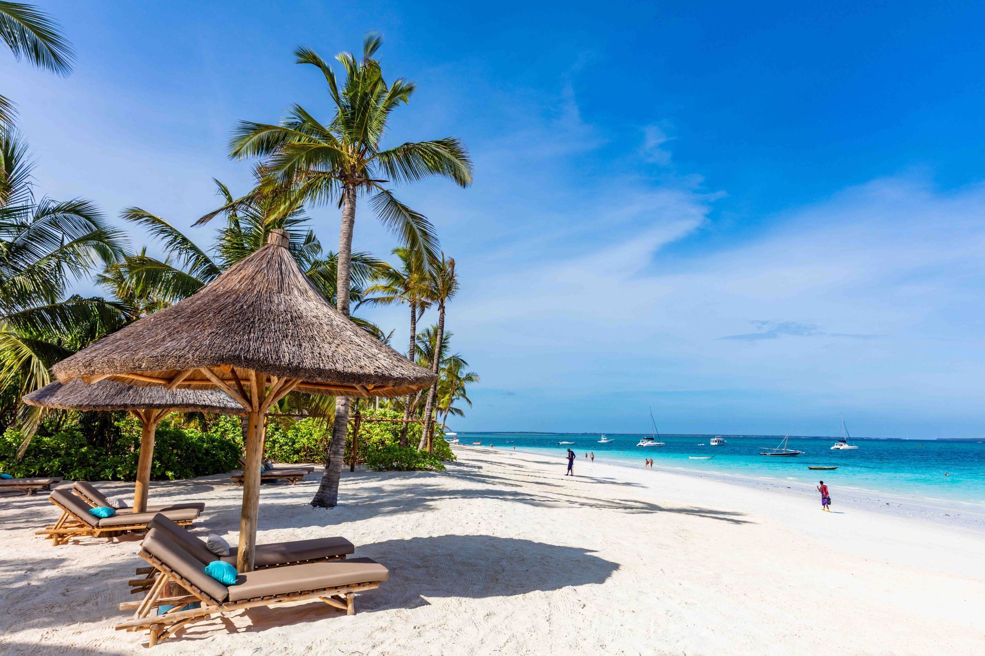 Kendwa Beach in Zanzibar, Tanzania.