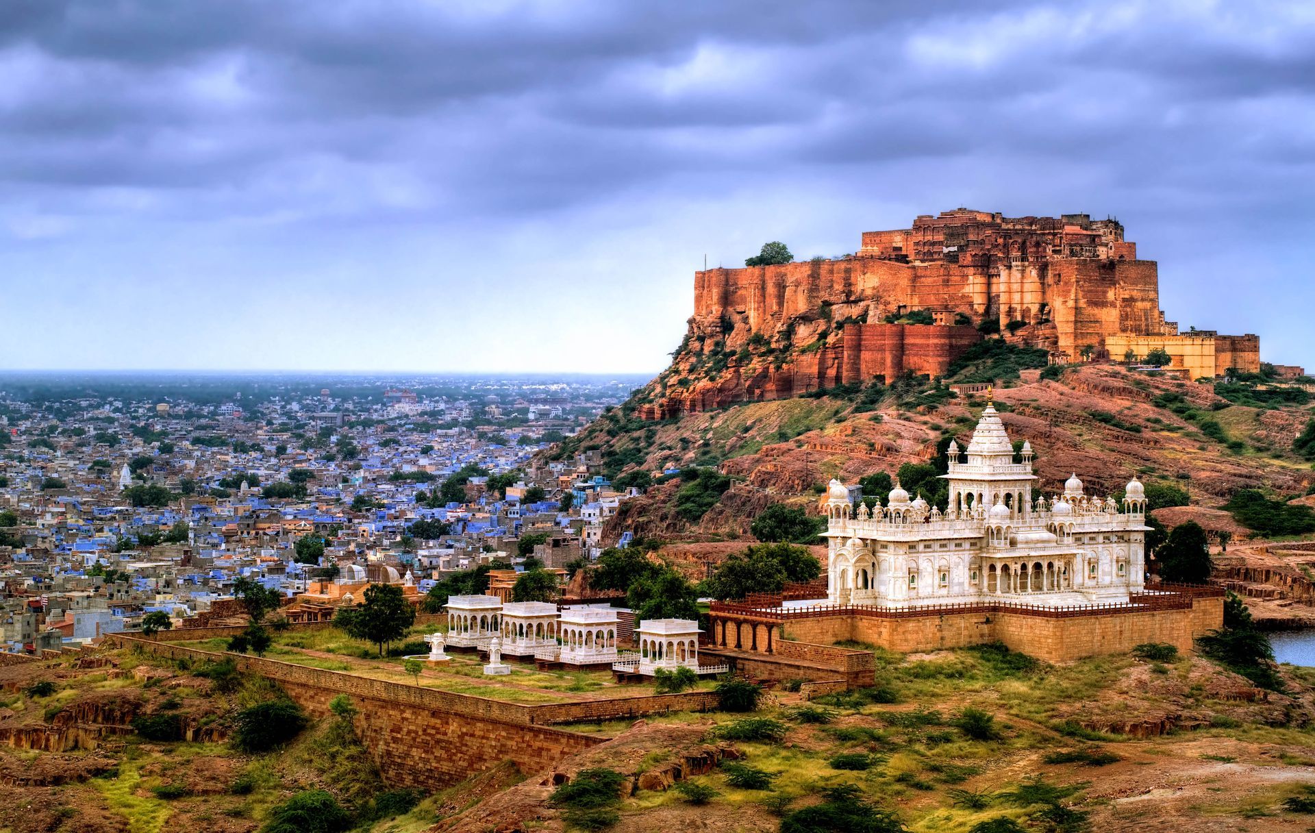 Mehrangarh Fort, a museum in Jodhpur, Rajasthan, India.