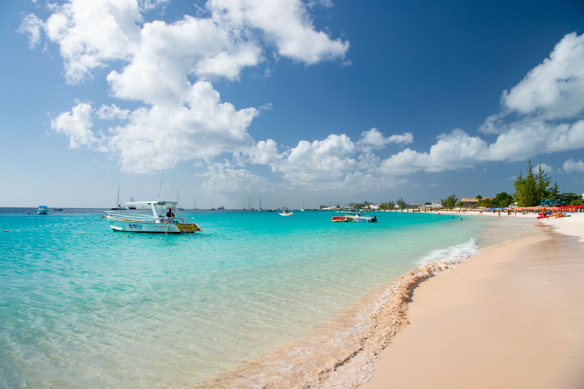 Carlisle Bay, an island in Barbados.