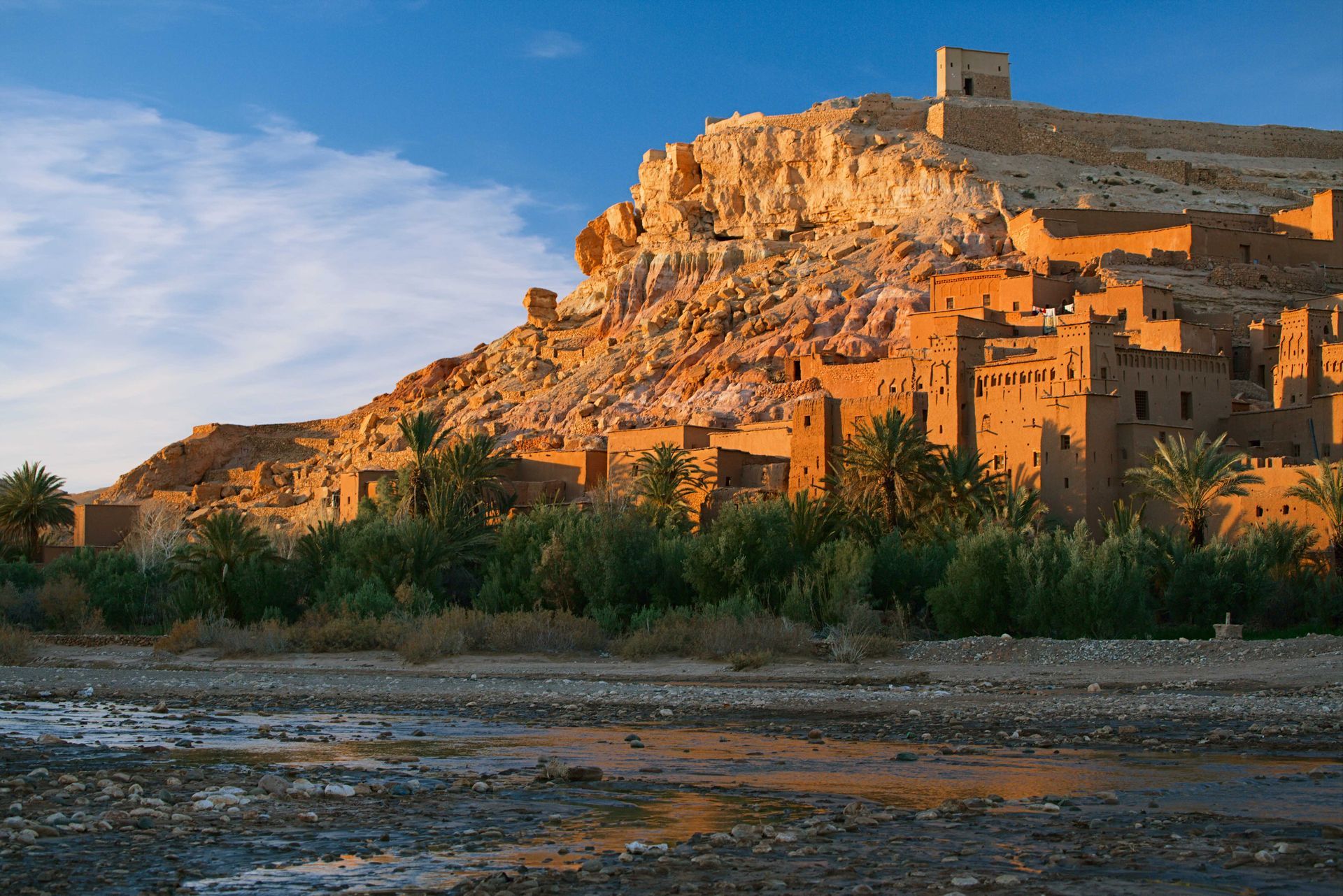 Aït Benhaddou, an ancient city situated southeast of Marrakech in Morocco, Africa.