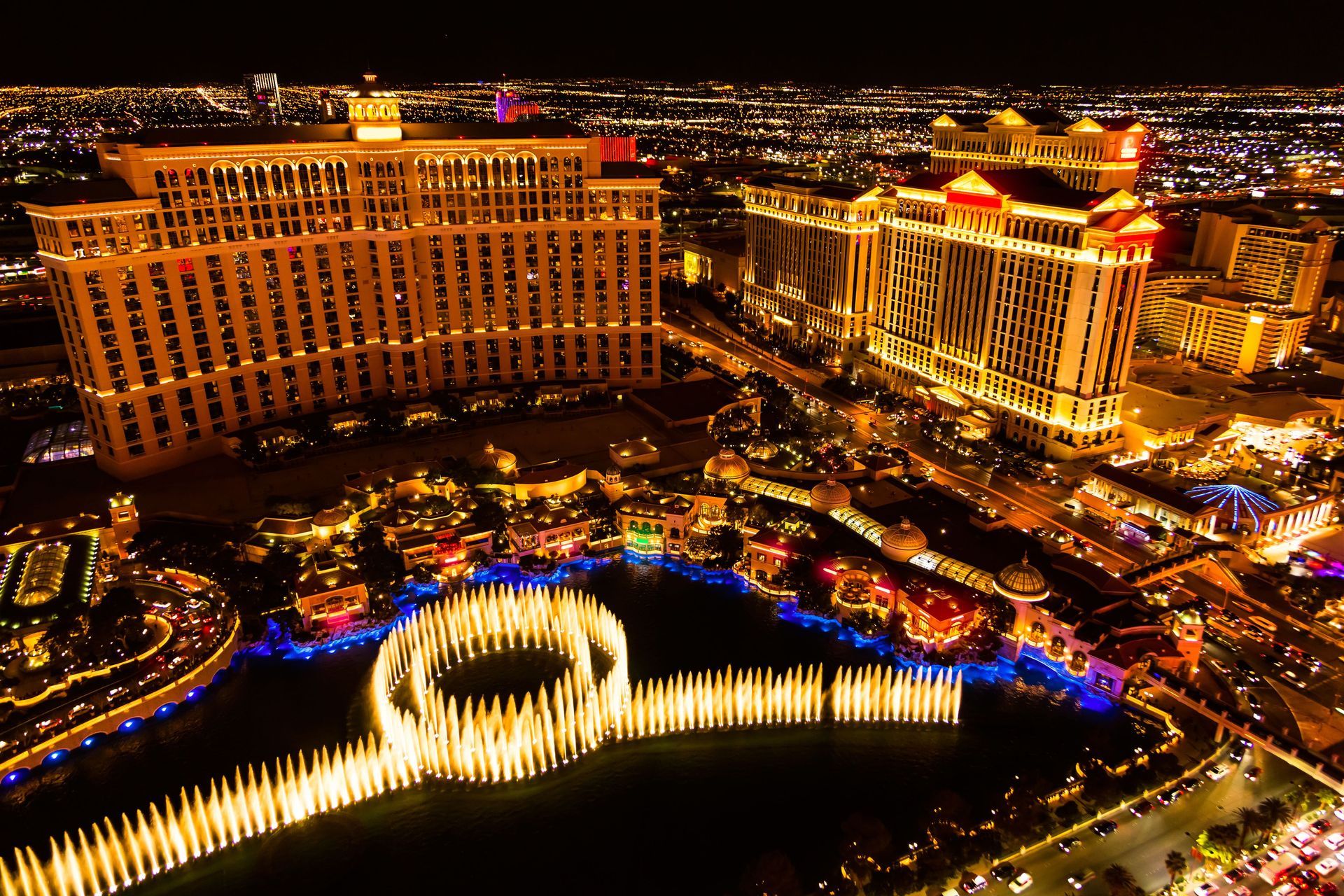 High Roller, a Ferris wheel in Paradise, Las Vegas, United States.