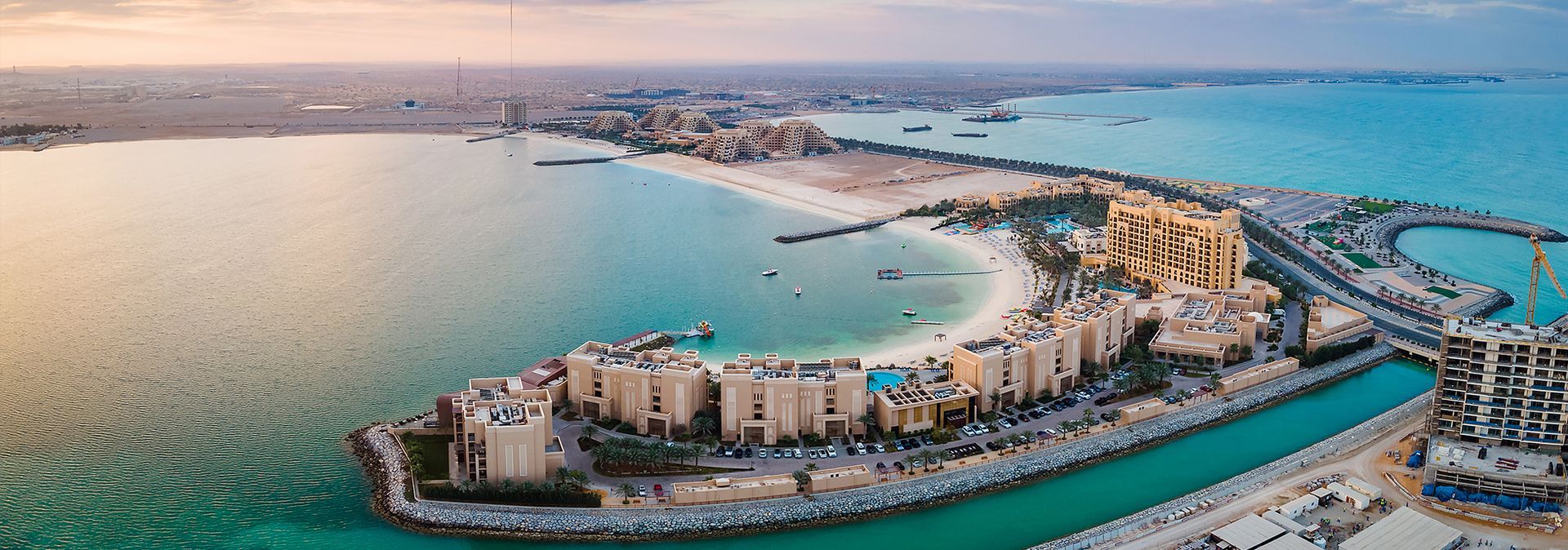 DoubleTree by Hilton Resort & Spa Marjan Island, a five-star hotel in Ras al Khaimah, United Arab Emirates.
