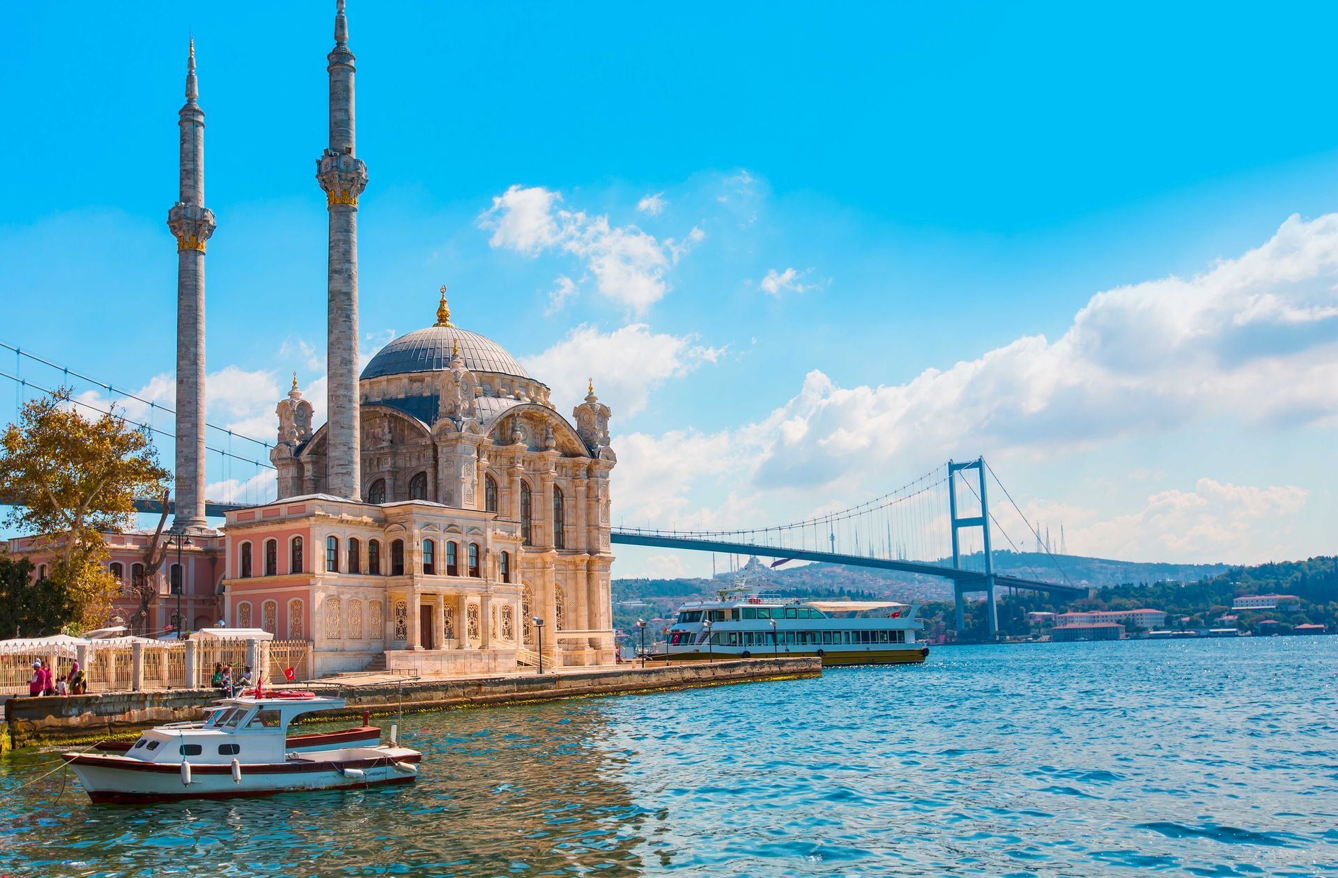 Grand Mecidiye Mosque in Istanbul, Turkey.