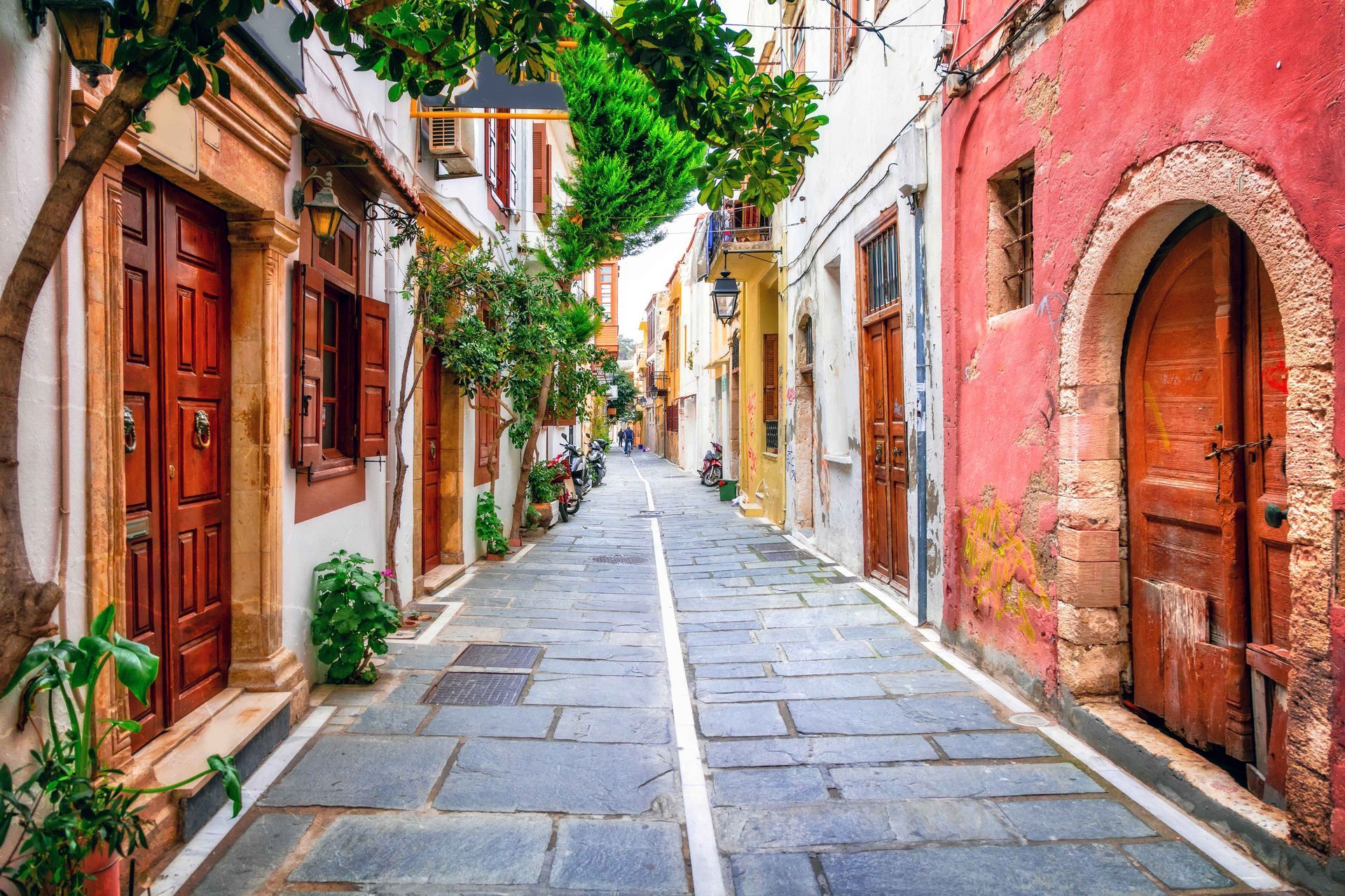 Rethimno Town in Crete, Greece.