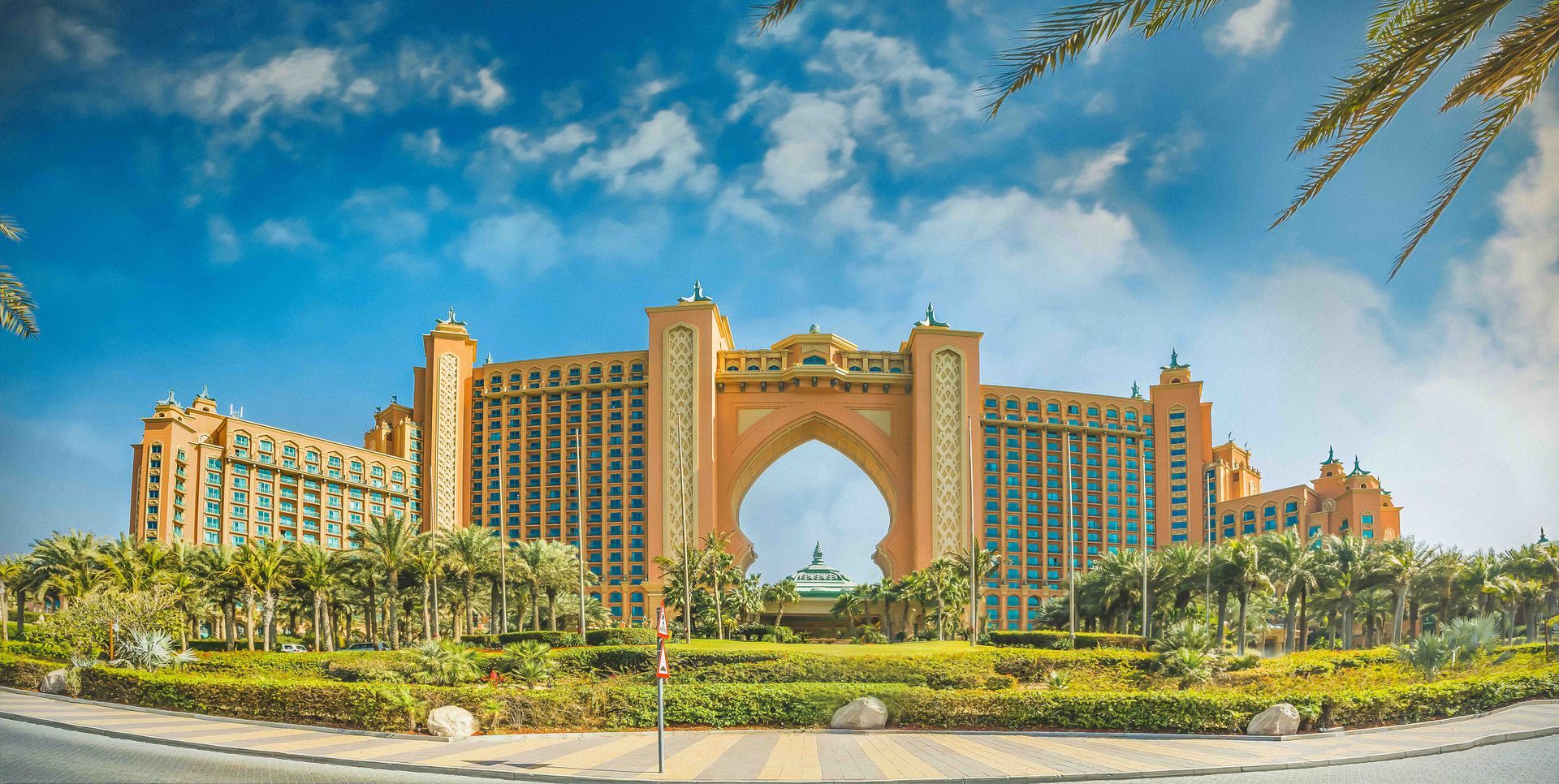 Atlantis The Palm, a majestic ocean-themed luxury resort and five-star hotel in Dubai, United Arab Emirates.