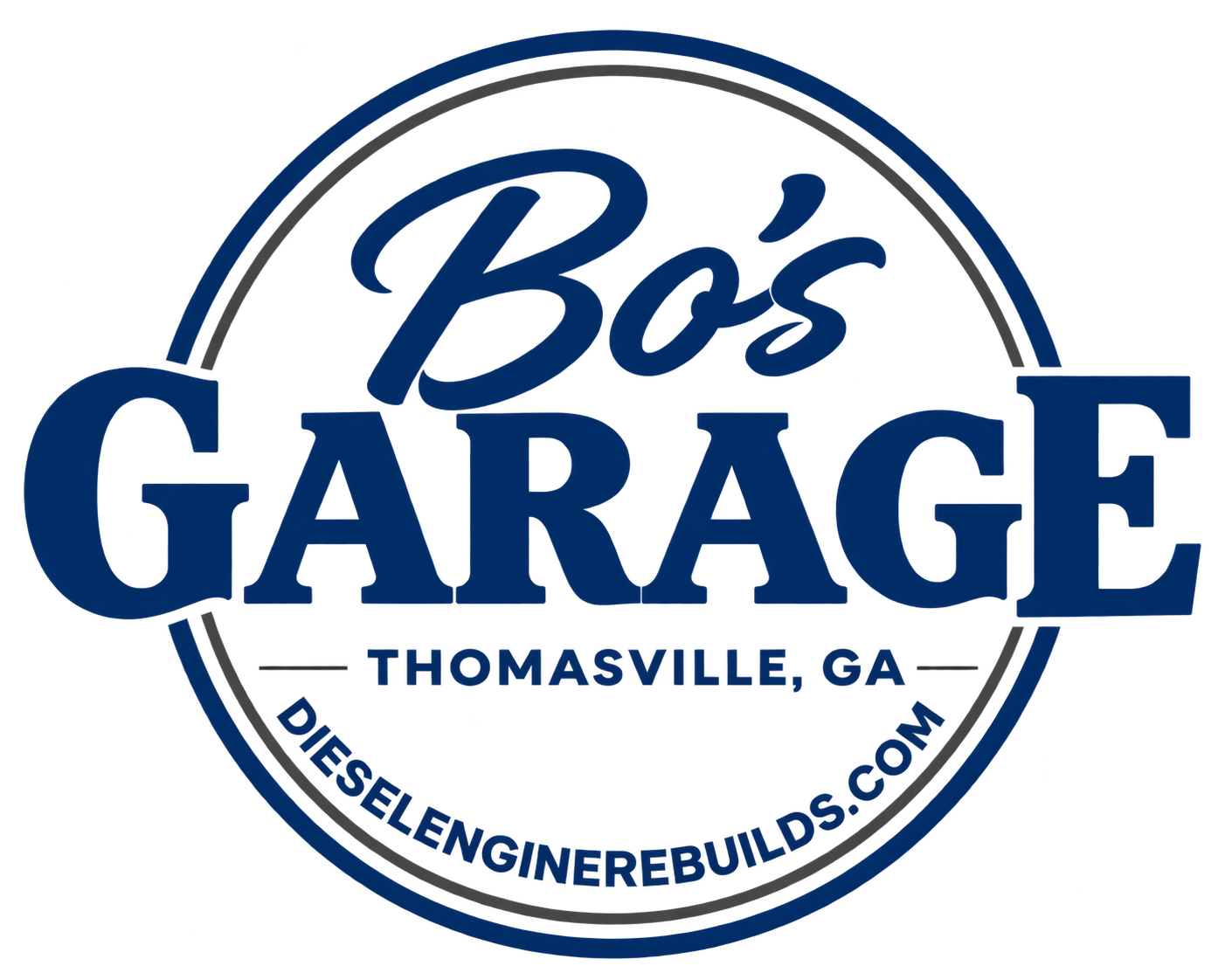 Bo's Garage Logo