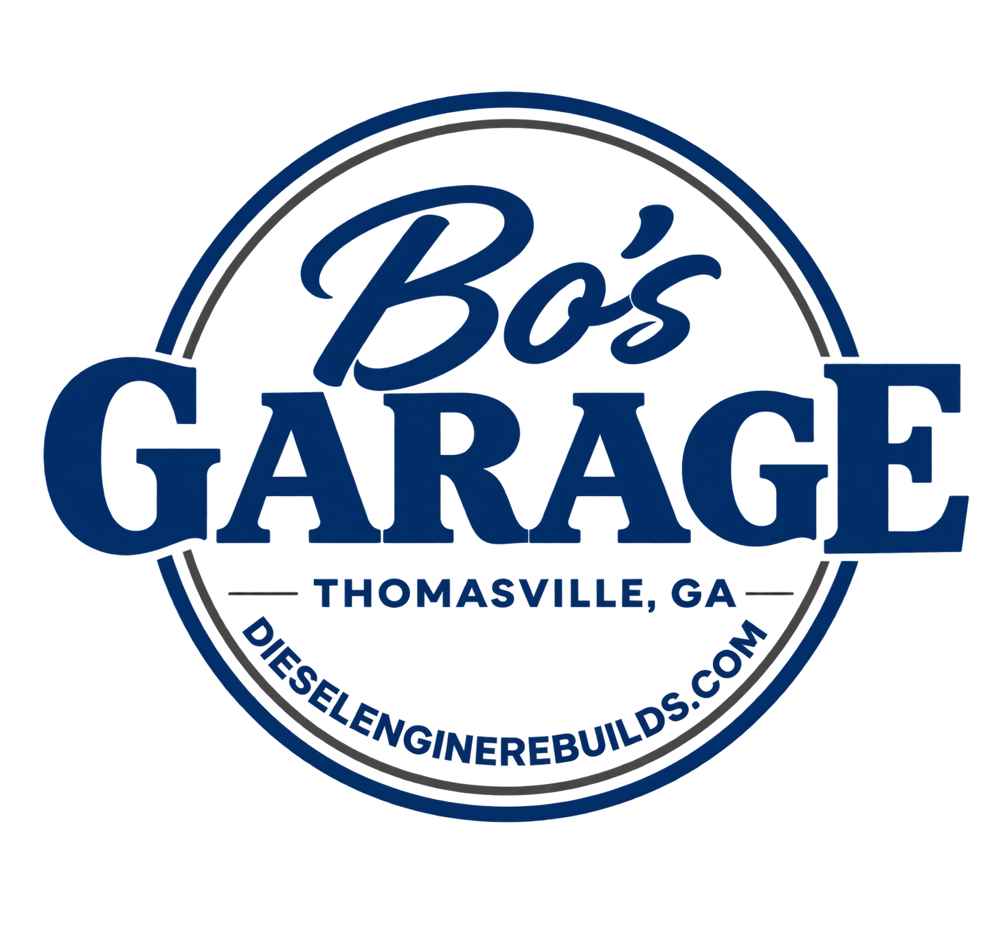 Bo's Garage Logo