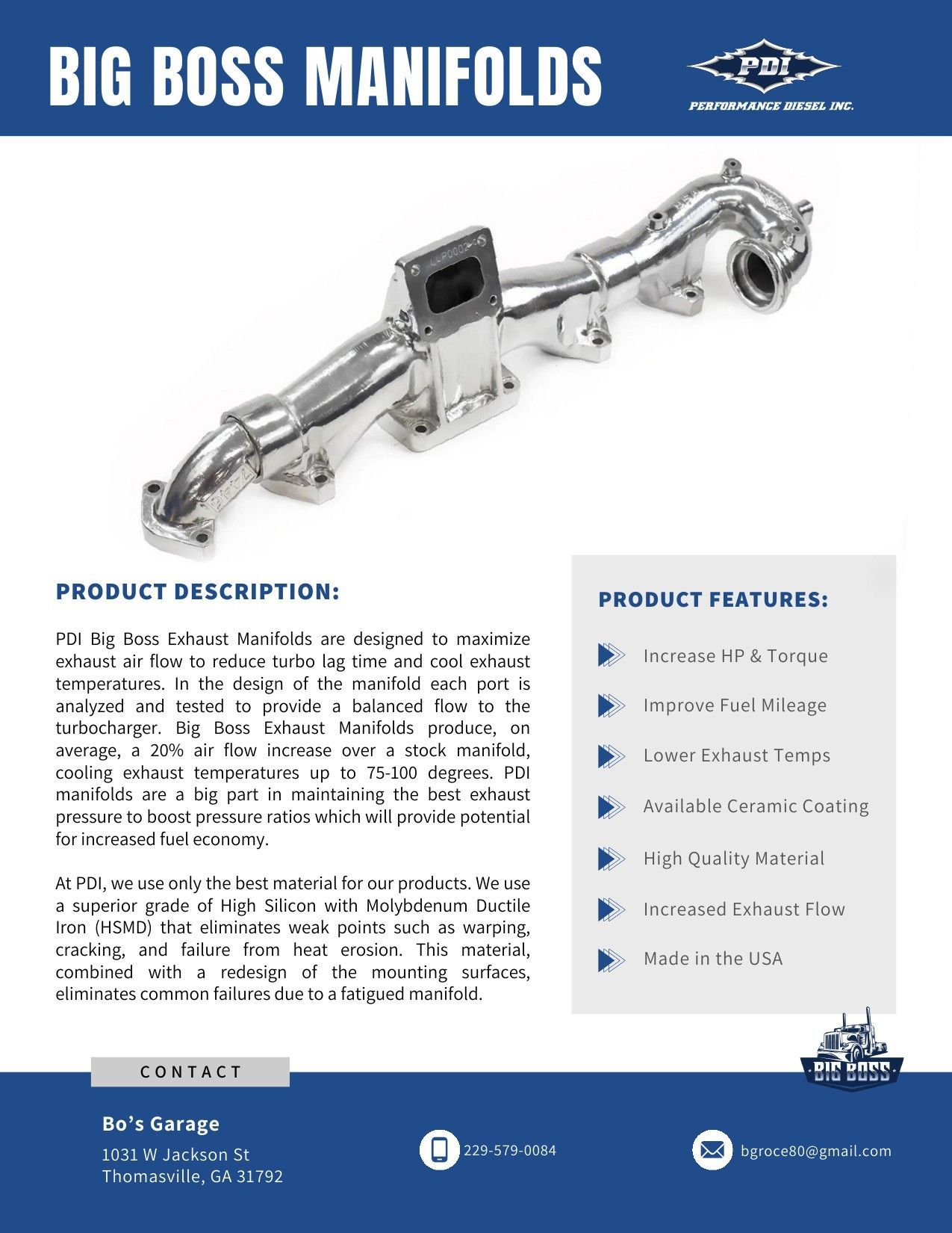 Big Boss Manifolds