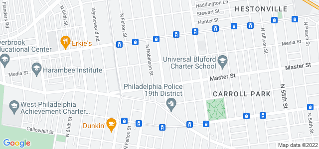 Map of business location