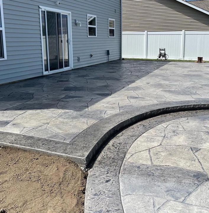 Concrete Patio — Fort Wayne, IN — Shannon Concrete Construction Concrete Patio — Fort Wayne, IN — Shannon Concrete Construction