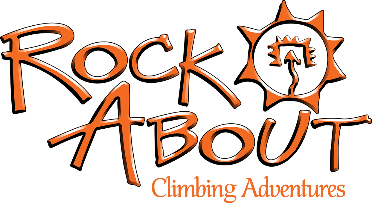 Rock-About Climbing Adventures logo