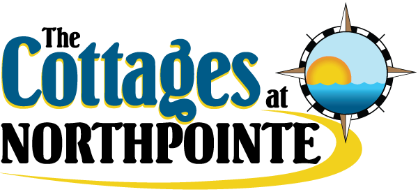 The Cottages at Northpointe logo for waterfront cottage rentals on Anchor Bay near Lake St. Clair