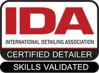 Logo for the International Detailing Association, featuring 