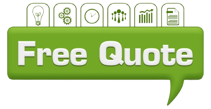 Green speech bubble with 
