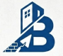 Un logo blu scuro che forma la lettera 