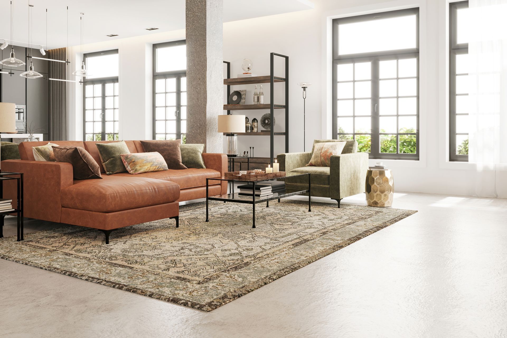 Clean Modern Living Room | Clayton, NC | Showcase Professional Services Clean Modern Living Room | Clayton, NC | Showcase Professional Services