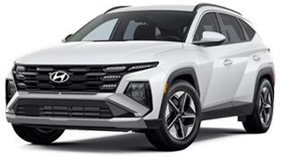 White Hyundai Tucson SUV.
