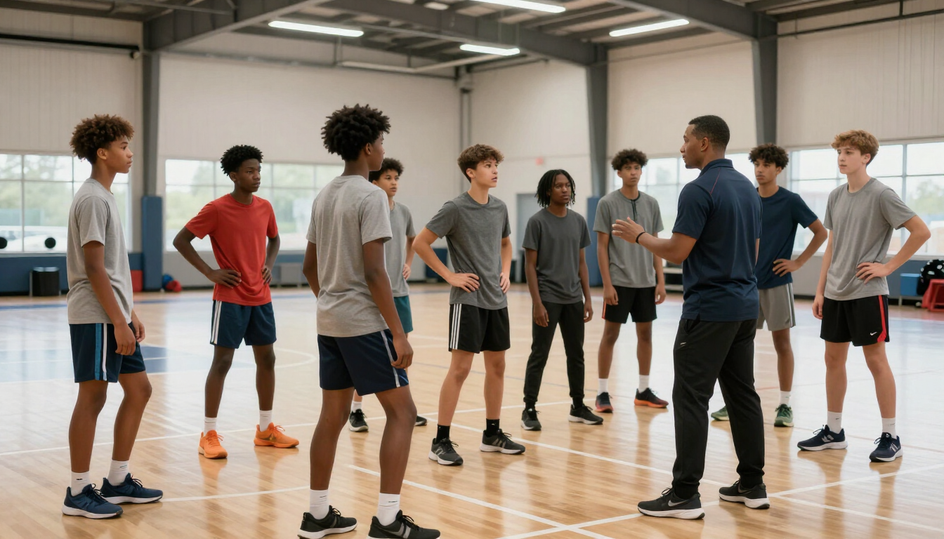 Youth sports leadership training athletes in Greensboro NC