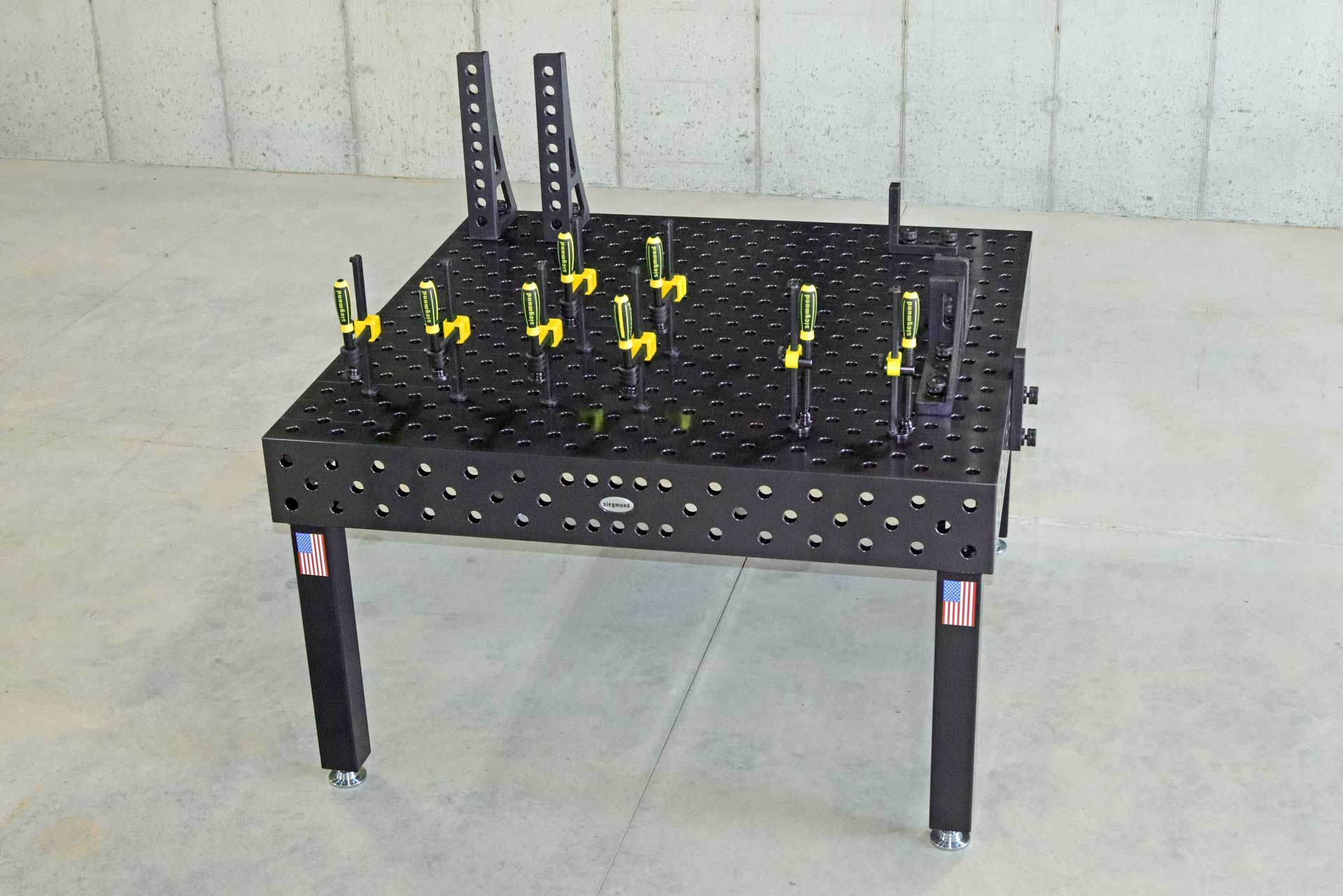 Siegmund Welding Table System 28 A welding table with a bunch of tools on it