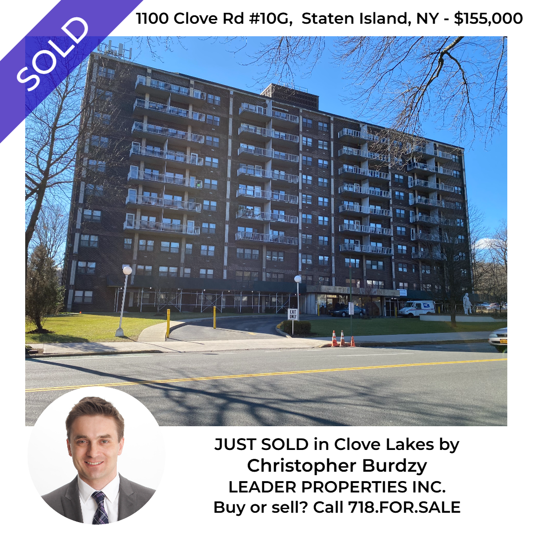 Sold co-op apartment in Clove Lake: 1100 Clove Road, Staten Island, NY