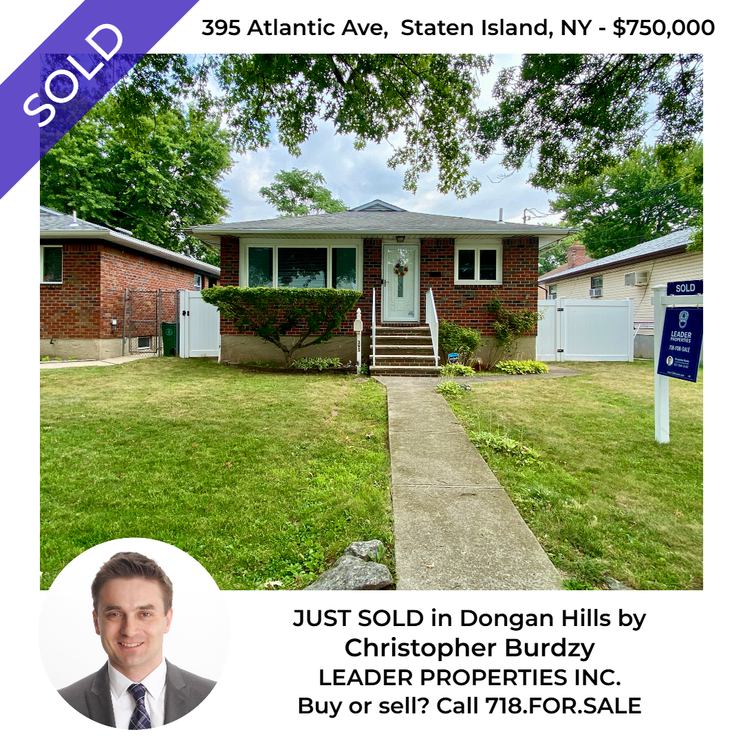 Sold ranch house: 395 Atlantic Ave, Staten Island, NY